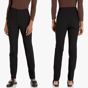 Cinq à Sept Women's Triv Pants Ponte Knit High Waisted Black Skinny Ankle Size 2